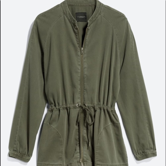 Liverpool Jeans Company Jackets & Blazers - 💚 *NWOT* Liverpool Stitch Fix Army Green Jacket